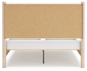 Cadmori Two-tone Queen Upholstered Panel Bed, Dresser and Nightstand from Ashley - Luna Furniture