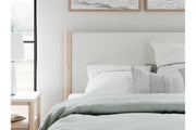 Cadmori Two-tone Queen Upholstered Platform Bed from Ashley - Luna Furniture