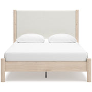 Cadmori Two-tone Upholstered Panel Bedroom Set from Ashley - Luna Furniture