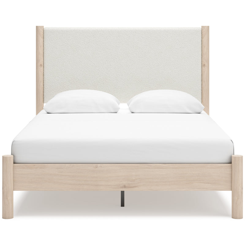 Cadmori Two-tone Upholstered Panel Bedroom Set from Ashley - Luna Furniture
