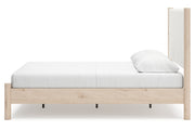Cadmori Two-tone Queen Upholstered Platform Bed from Ashley - Luna Furniture