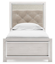 Altyra White Twin Panel Bed, Dresser, Mirror and Nightstand from Ashley - Luna Furniture