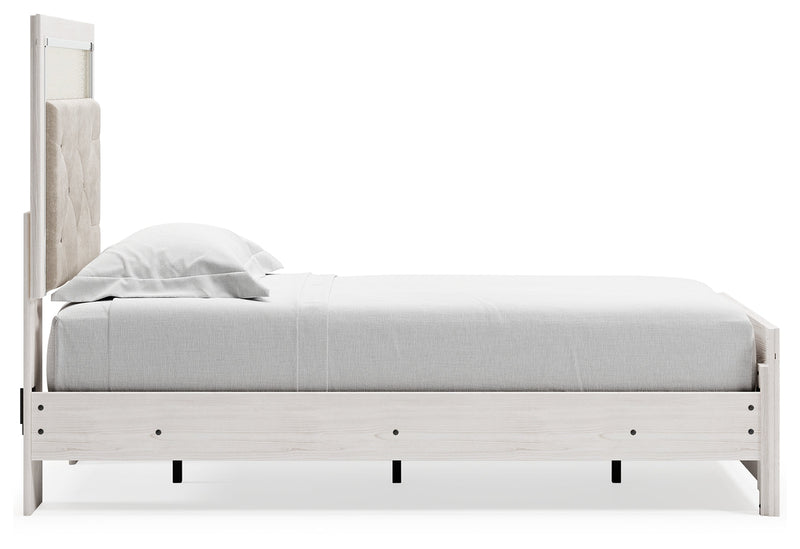 Altyra White Twin Panel Bed, Dresser, Mirror and Nightstand from Ashley - Luna Furniture