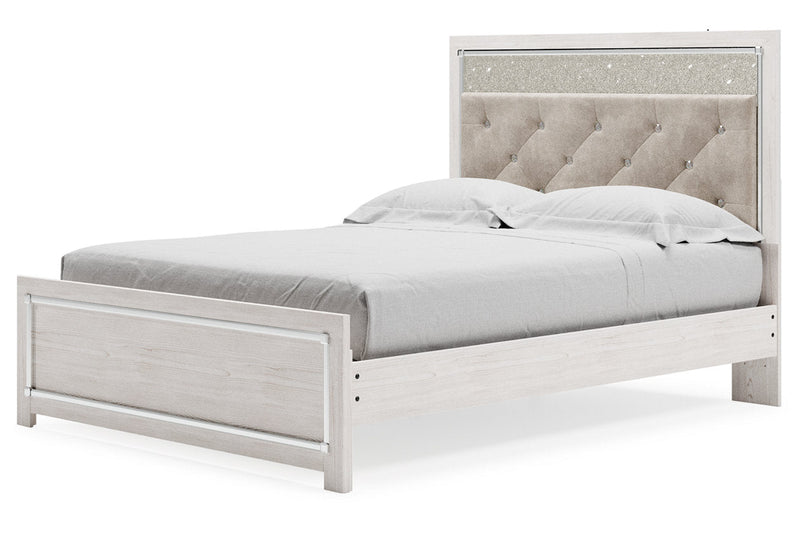 Altyra White Queen Platform Bed from Ashley - Luna Furniture
