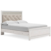 Altyra White LED Upholstered Panel Bedroom Set from Ashley - Luna Furniture