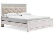 Altyra White King Panel Bed from Ashley - Luna Furniture