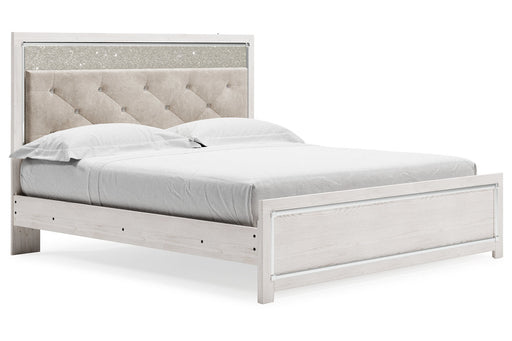 Altyra White King Panel Bed from Ashley - Luna Furniture