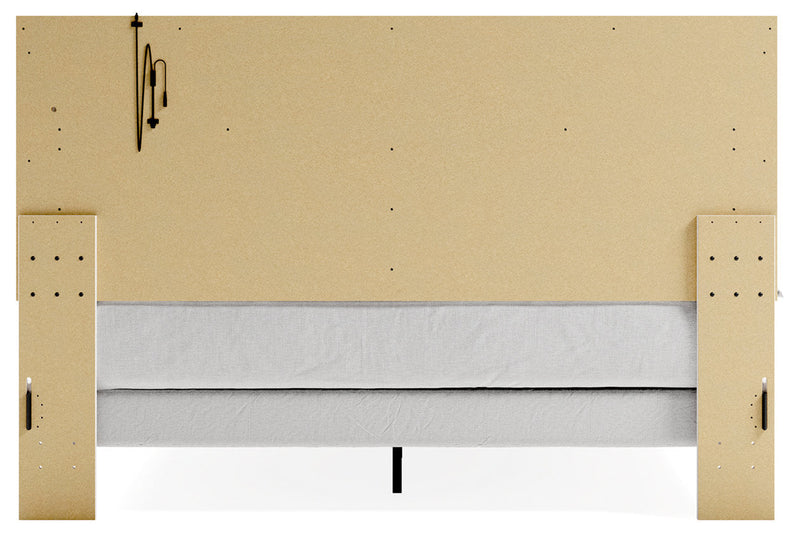 Altyra White King Panel Bed from Ashley - Luna Furniture