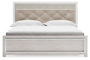 Altyra White King Panel Bed from Ashley - Luna Furniture