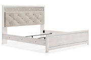 Altyra White King Panel Bed from Ashley - Luna Furniture