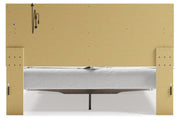 Altyra White King Upholstered Storage Bed from Ashley - Luna Furniture