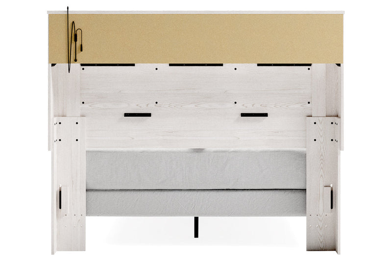 Altyra White Queen Panel Bookcase Bed from Ashley - Luna Furniture