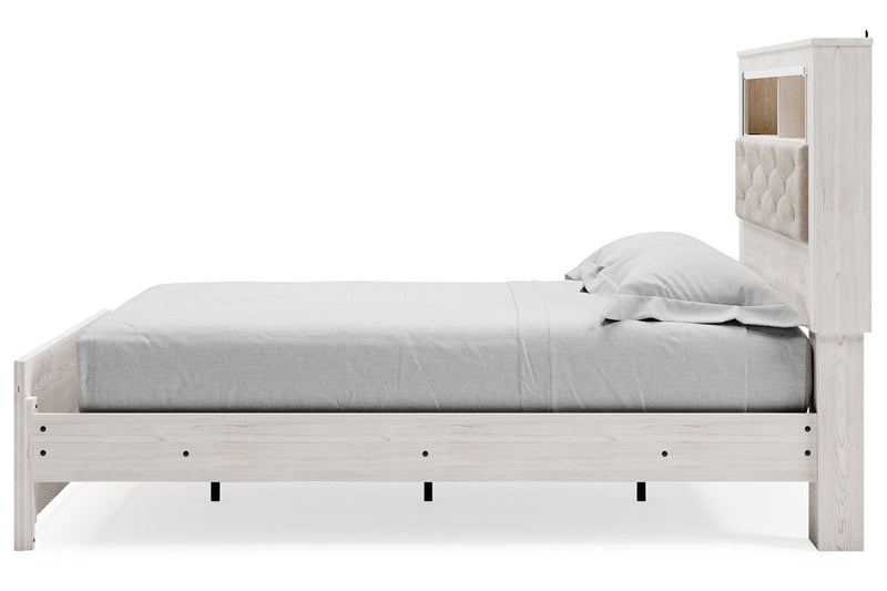 Altyra White Queen Panel Bookcase Bed from Ashley - Luna Furniture