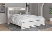 Altyra White King Platform Bookcase Bed from Ashley - Luna Furniture