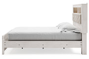 Altyra White King Panel Bookcase Bed from Ashley - Luna Furniture