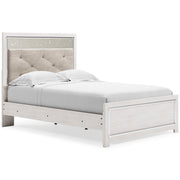 Altyra White LED Upholstered Panel Youth Bedroom Set from Ashley - Luna Furniture