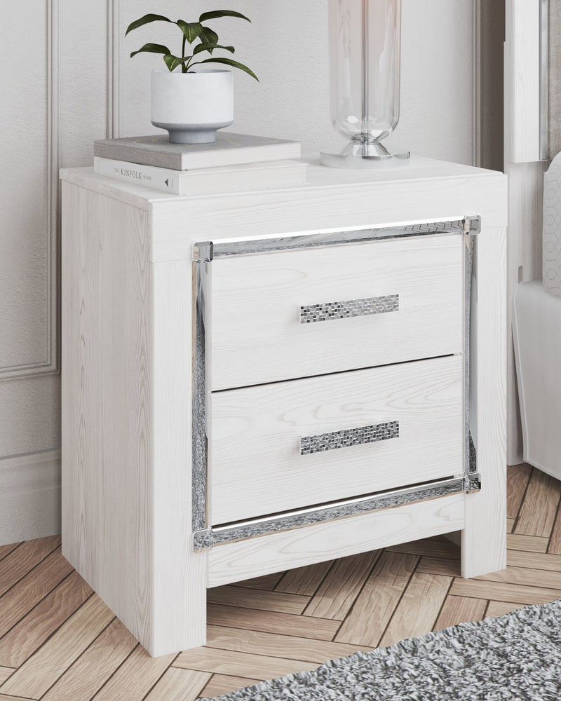 Altyra White Twin Panel Bed, Dresser, Mirror and Nightstand from Ashley - Luna Furniture