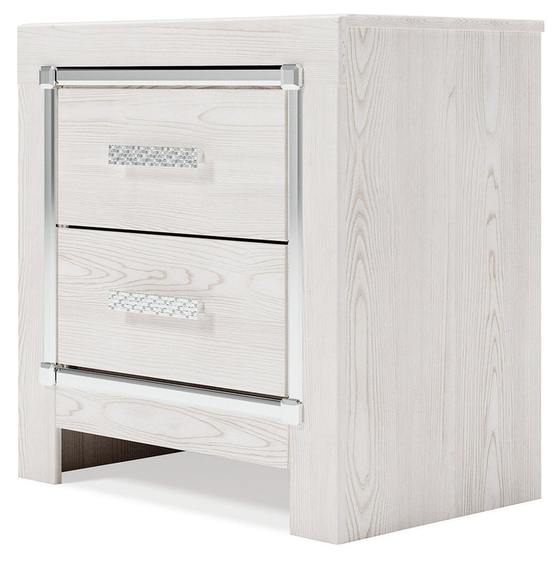 Altyra White Twin Panel Bed, Dresser, Mirror and Nightstand from Ashley - Luna Furniture