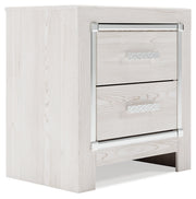 Altyra White Twin Panel Bed, Dresser, Mirror and Nightstand from Ashley - Luna Furniture