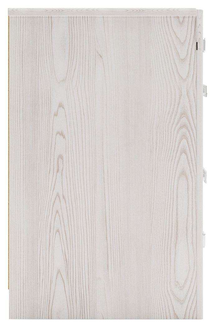 Altyra White Twin Panel Bed, Dresser, Mirror and Nightstand from Ashley - Luna Furniture