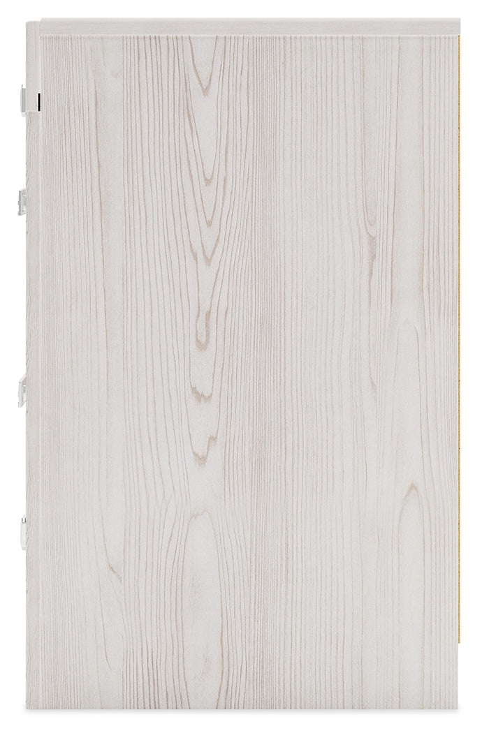 Altyra White Twin Panel Bed, Dresser, Mirror and Nightstand from Ashley - Luna Furniture