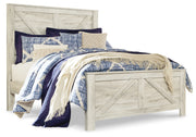 Bellaby Queen Crossbuck Panel Bed, Dresser and Mirror from Ashley - Luna Furniture