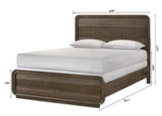 Kinkaid Warm Wood Queen Bed from Crown Mark - Luna Furniture