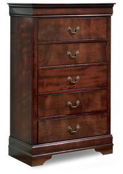 Alisdair Brown Queen Sleigh Bed, Dresser, Chest and Nightstand from Ashley - Luna Furniture