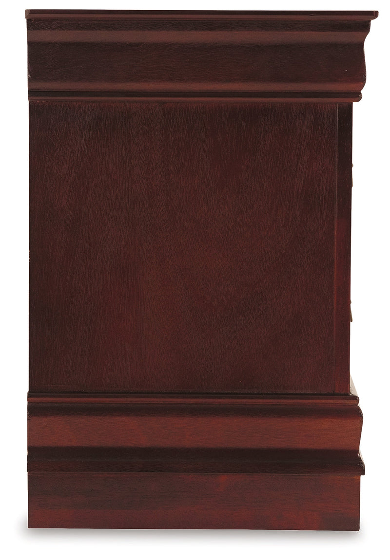 Alisdair Brown Queen Sleigh Bed, Dresser, Chest and Nightstand from Ashley - Luna Furniture