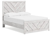 Cayboni Whitewash Full Panel Bed -  Ashley - Luna Furniture