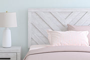 Cayboni Whitewash Full Panel Bed -  Ashley - Luna Furniture