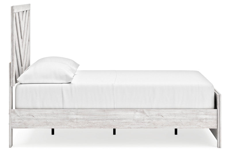 Cayboni Whitewash Full Panel Bed -  Ashley - Luna Furniture