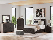 Prendonea Charcoal Panel Youth Bedroom Set from Ashley - Luna Furniture