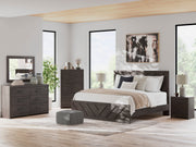 Prendonea Charcoal Panel Bedroom Set from Ashley - Luna Furniture