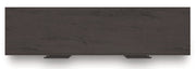 Prendonea Dark Charcoal Queen Panel Bed, Dresser and Nightstand from Ashley - Luna Furniture