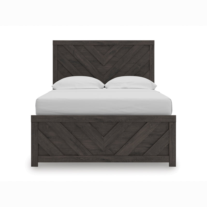 Prendonea Charcoal Full Panel Bed from Ashley - Luna Furniture