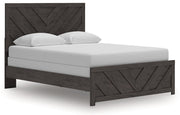 Prendonea Dark Charcoal Queen Panel Bed, Dresser and Nightstand from Ashley - Luna Furniture