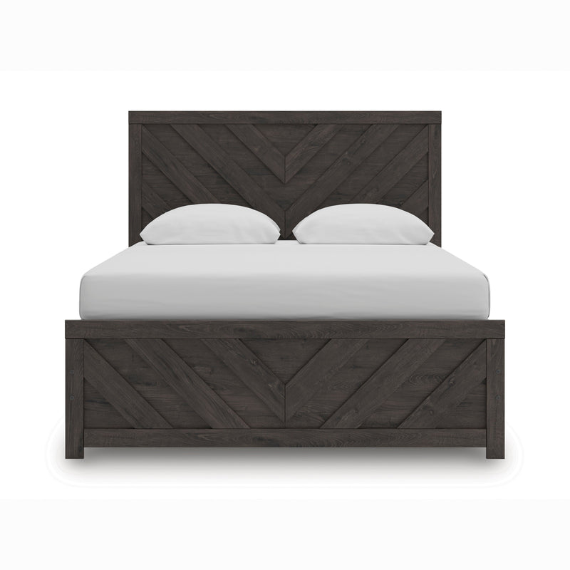 Prendonea Charcoal Panel Bedroom Set from Ashley - Luna Furniture
