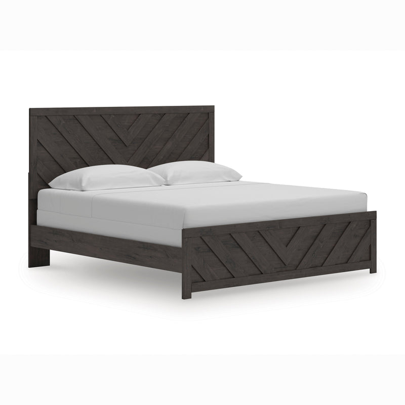 Prendonea Charcoal Panel Bedroom Set from Ashley - Luna Furniture