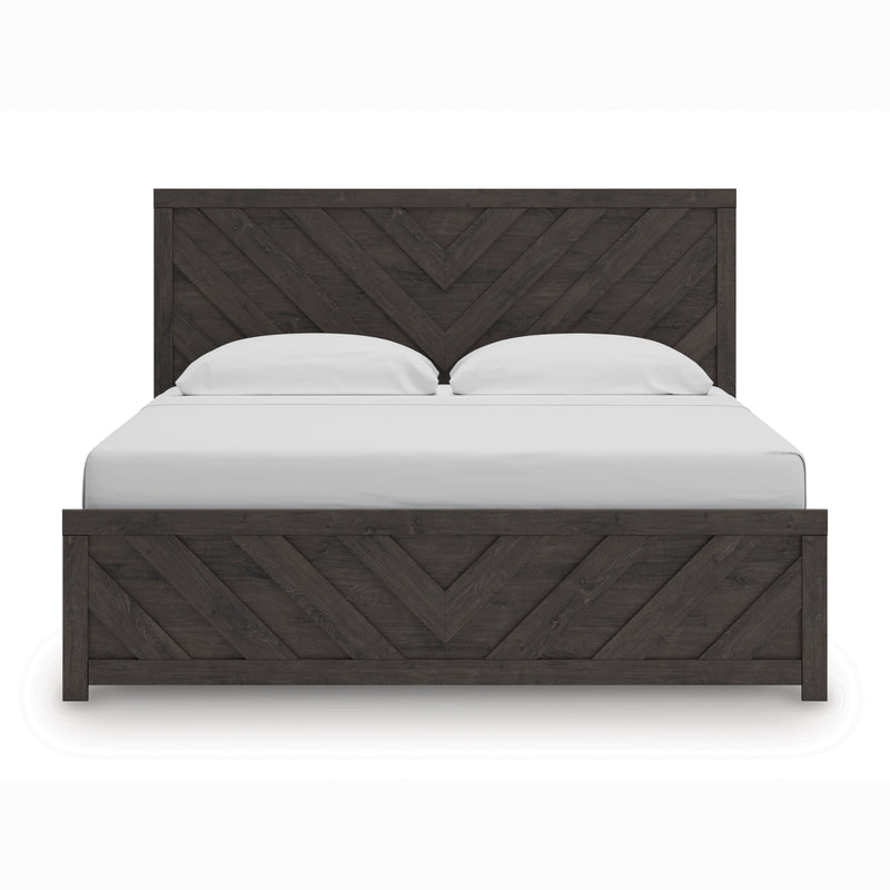 Prendonea Charcoal Panel Bedroom Set from Ashley - Luna Furniture