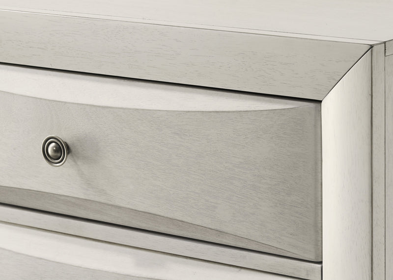 Emily White Nightstand from Crown Mark - Luna Furniture