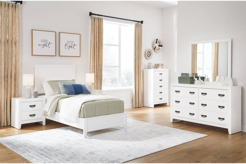 Binterglen White Dresser and Mirror -  Ashley - Luna Furniture