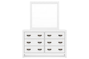 Binterglen White Dresser and Mirror -  Ashley - Luna Furniture