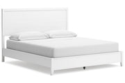 Binterglen White California King Panel Bed -  Ashley - Luna Furniture