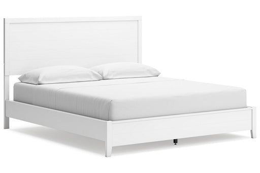 Binterglen White California King Panel Bed -  Ashley - Luna Furniture