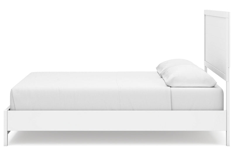 Binterglen White California King Panel Bed -  Ashley - Luna Furniture