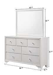 Lyssa Oat and Frost LED Upholstered Panel Youth Bedroom Set from Crown Mark - Luna Furniture