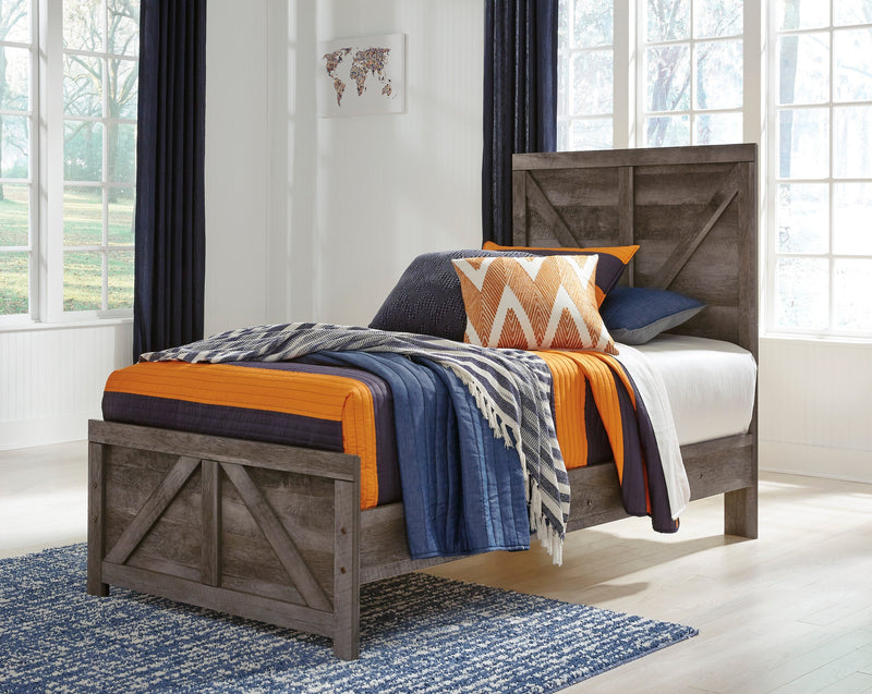 Wynnlow Gray Crossbuck Panel Youth Bedroom Set from Ashley - Luna Furniture
