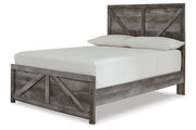 Wynnlow Gray Full Crossbuck Panel Bed from Ashley - Luna Furniture
