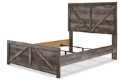 Wynnlow Gray Full Crossbuck Panel Bed from Ashley - Luna Furniture
